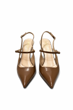 Brown Leather Heels - Image 2