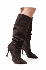 Brown Tall Boots - Image 2