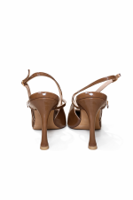 Brown Leather Heels - Image 3