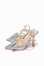 Silver Bow Heels - Image 2