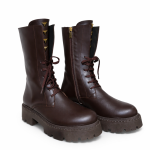 Brown Boots With Studs