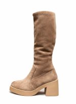 Beige Tall Boots