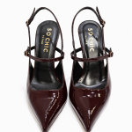 Burgundy Point Heels