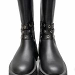 Black Boots with Studs