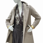 Short Coat Dark Beige