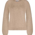 Sweater RB Logo Almond