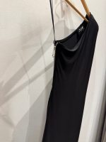 Black Long Zipper Dress - Image 2