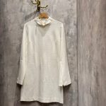 White Long Sleeve Dress