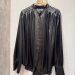Satin Blouse Black