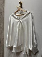 White Satin Blouse