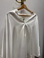 White Satin Blouse - Image 2