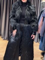 Black Fur Coat - Image 3