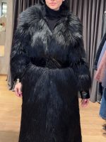 Black Fur Coat - Image 2