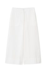 White Cotton Trousers - Image 2