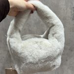Furry Mini Bag White