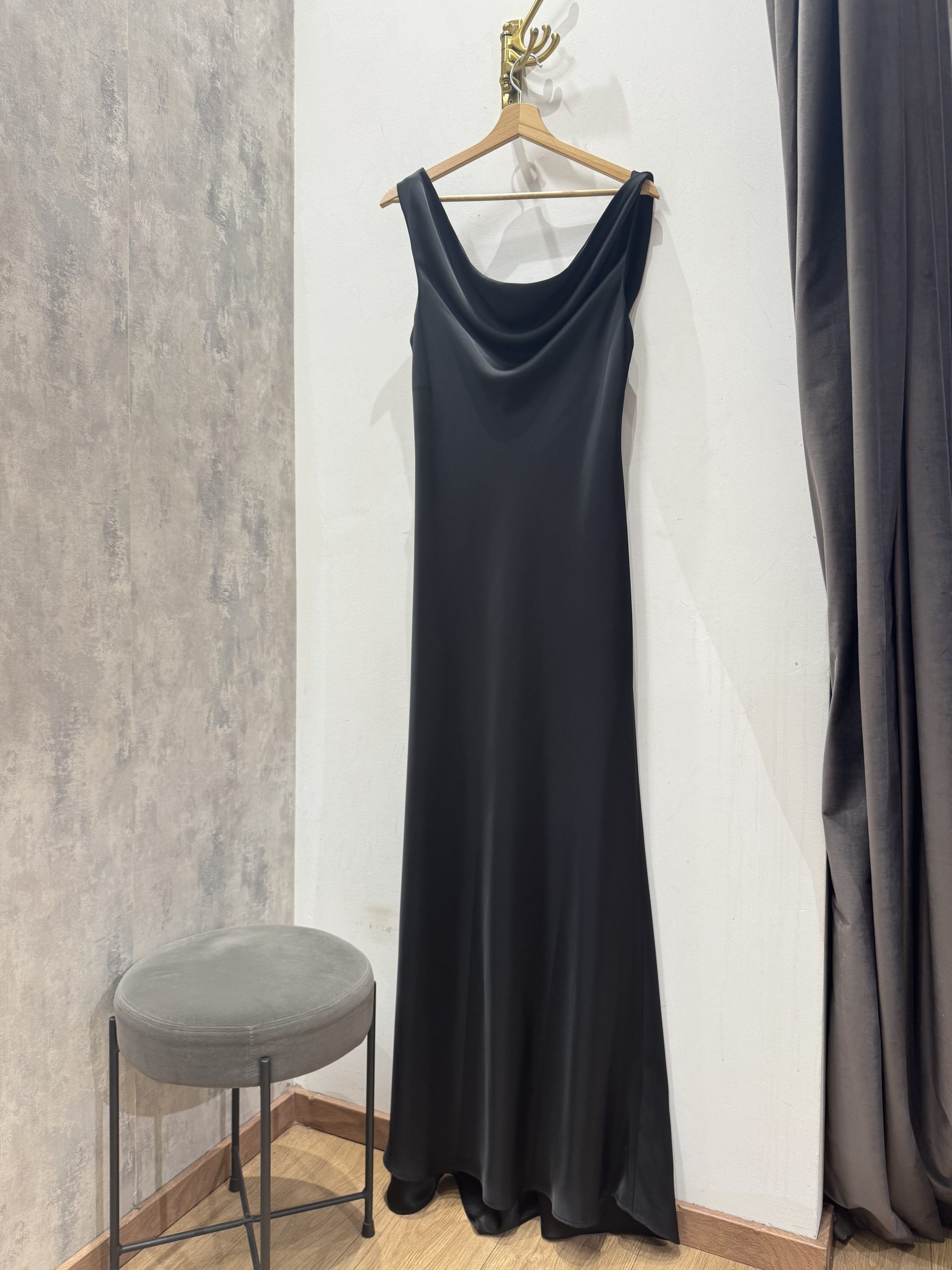 IMG_5446 Black Long Dress - Image 1