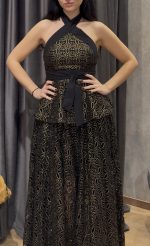 Black and Gold Skirt