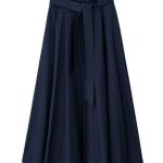 Blue Navy Long Skirt