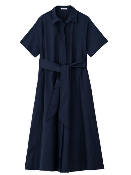 Navy Short Sleeve Dress