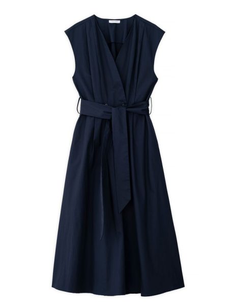 Blue Navy Wrap Dress